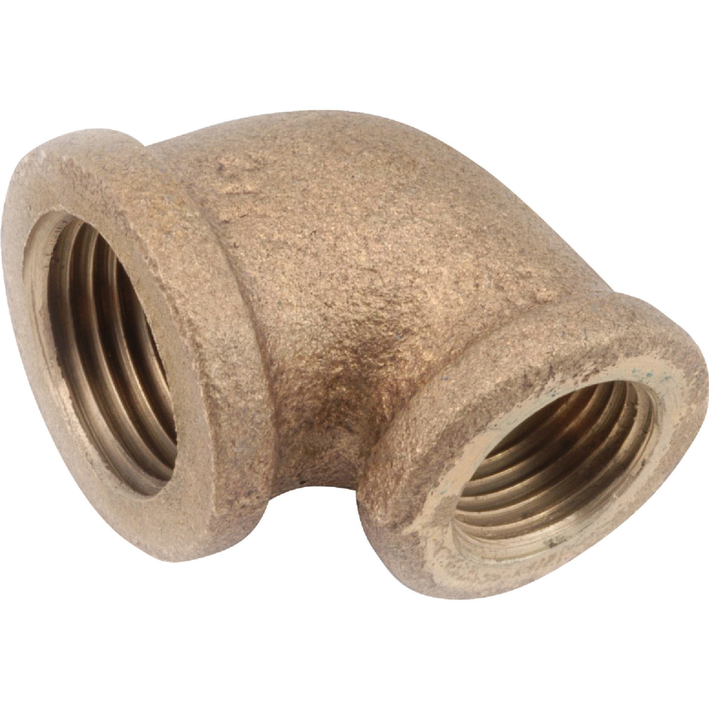 Anderson Metals 1 In. x 3/4 In. 90 Deg. Red Brass Elbow (1/4 Bend) Image 1