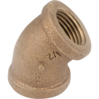 Anderson Metals 1/8 In. 45 Deg. Red Brass Elbow (1/8 Bend) Image 1
