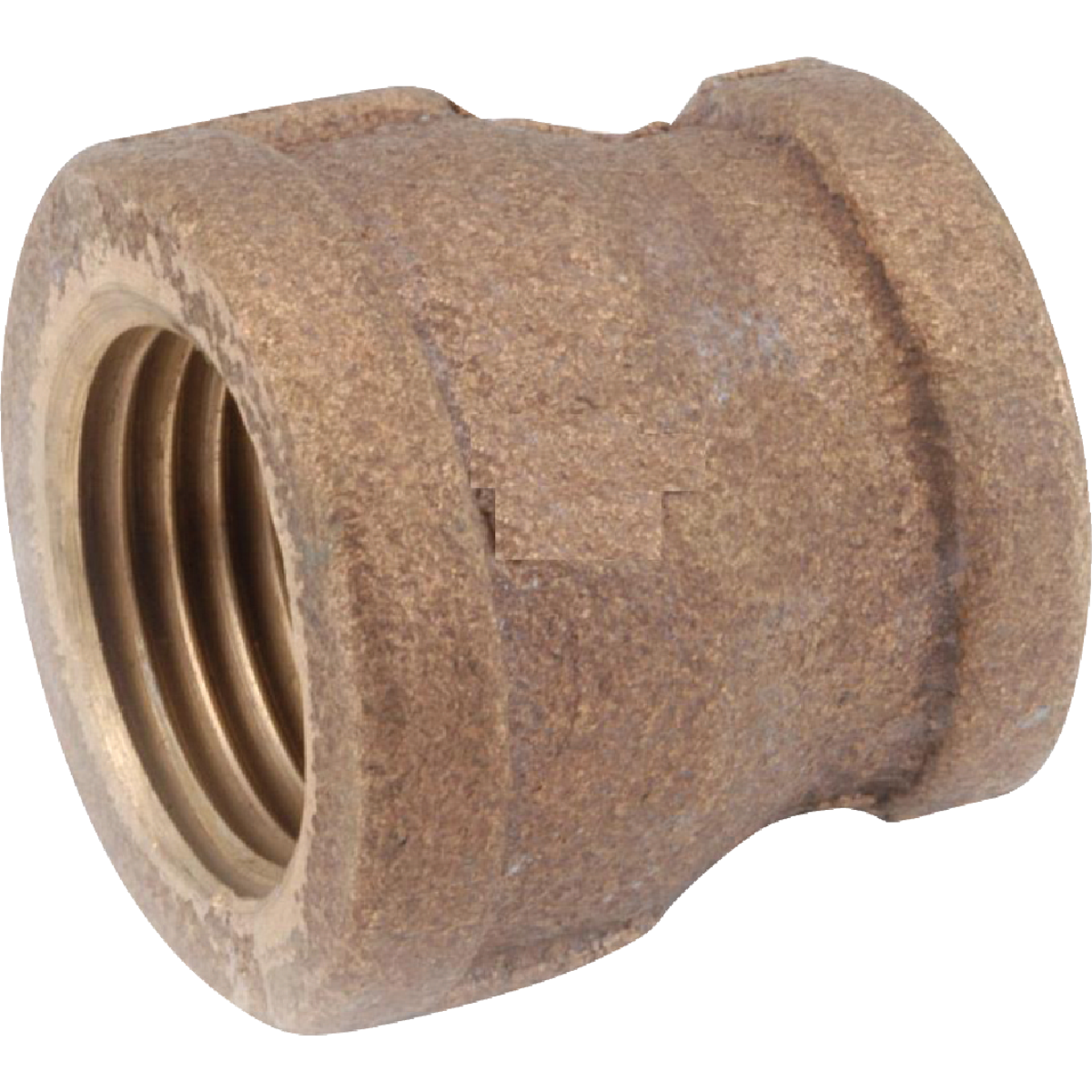 Anderson Metals 3/4 In. x 3/8 In. Threaded Reducing Brass Coupling Image 1