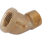 Anderson Metals 1/4 In. 45 Deg. Street Red Brass Elbow (1/8 Bend) Image 1