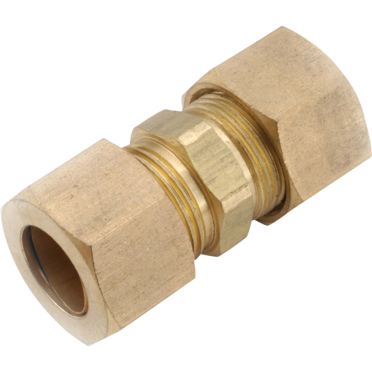 Anderson Metals 1/8 In. Brass Low Lead Compression Union Image 1