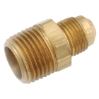 Anderson Metals 5/8 In. x 3/8 In. Brass Male Flare Connector Image 1