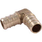SharkBite 1/2 In. x 1/2 In. Barb 90 Deg. Brass PEX Elbow (1/4 Bend) (10-Pack) Image 1