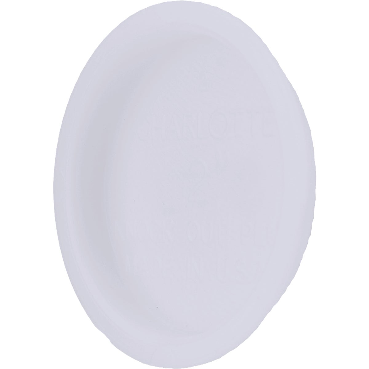 Charlotte Pipe 2 In. Schedule 40 DWV PVC White Test Cap