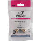SharkBite 1/2 In. x 1/2 In. x 1/2 In. Barb Brass PEX Tee Image 2
