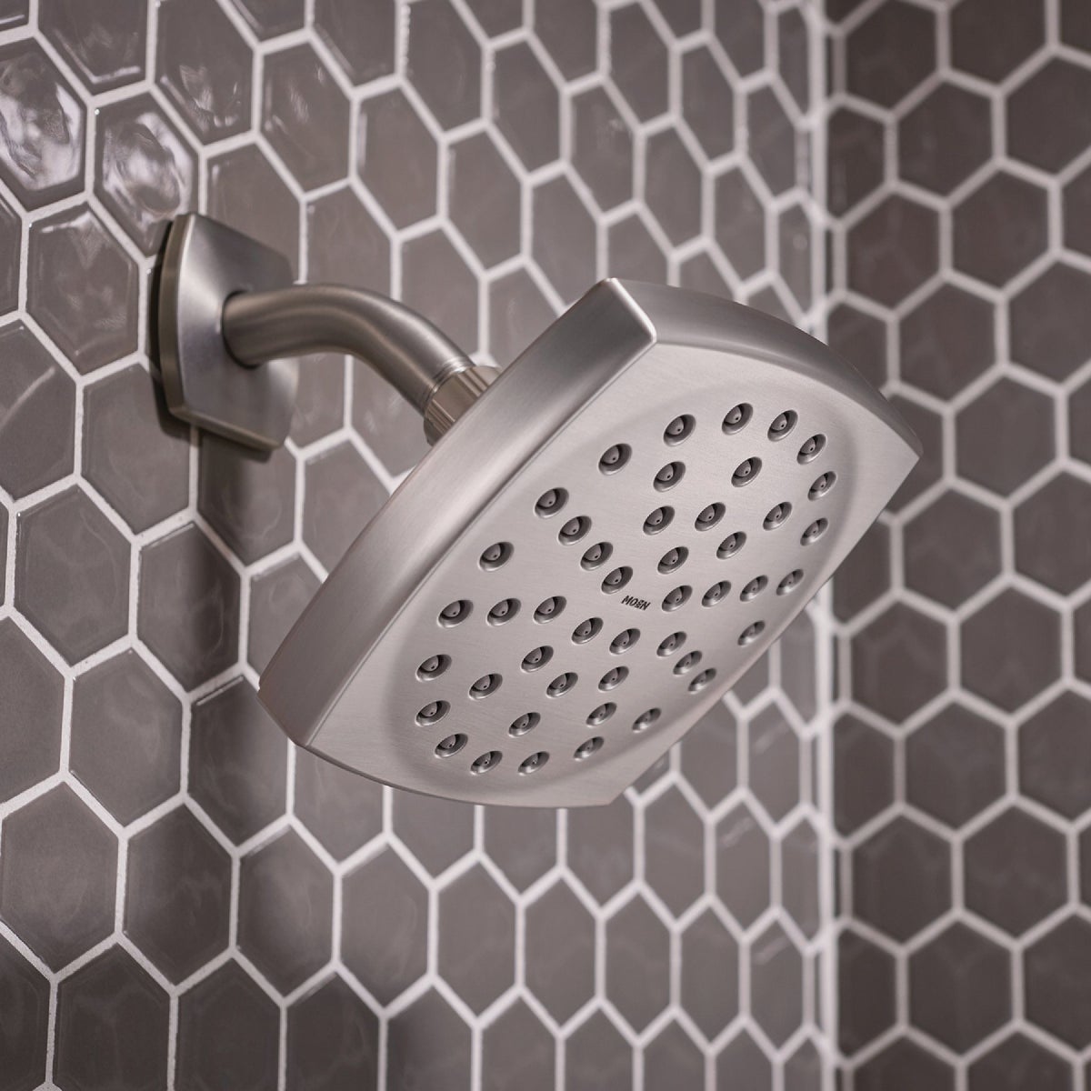 Moen Lindor Posi-Temp 1-Handle Lever Tub & Shower Faucet, Spot Resist Brushed Nickel Image 2