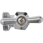 ProLine 1/2 In. COMP x 3/4 In. MHT Chrome Plated Brass Front Operated Washing Machine Valve Image 3