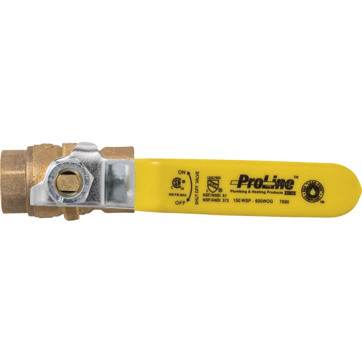 Proline 3/8 In. FIP x 3/8 In. FIP Brass Ball Valve Image 3