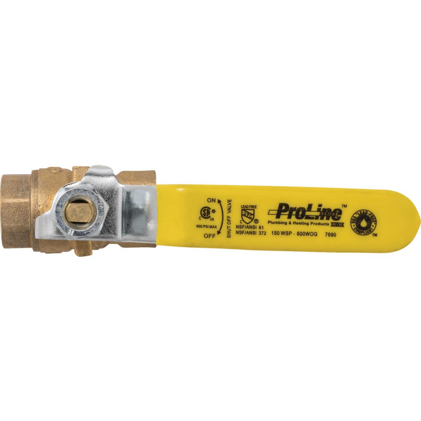 Proline 3/8 In. FIP x 3/8 In. FIP Brass Ball Valve Image 3