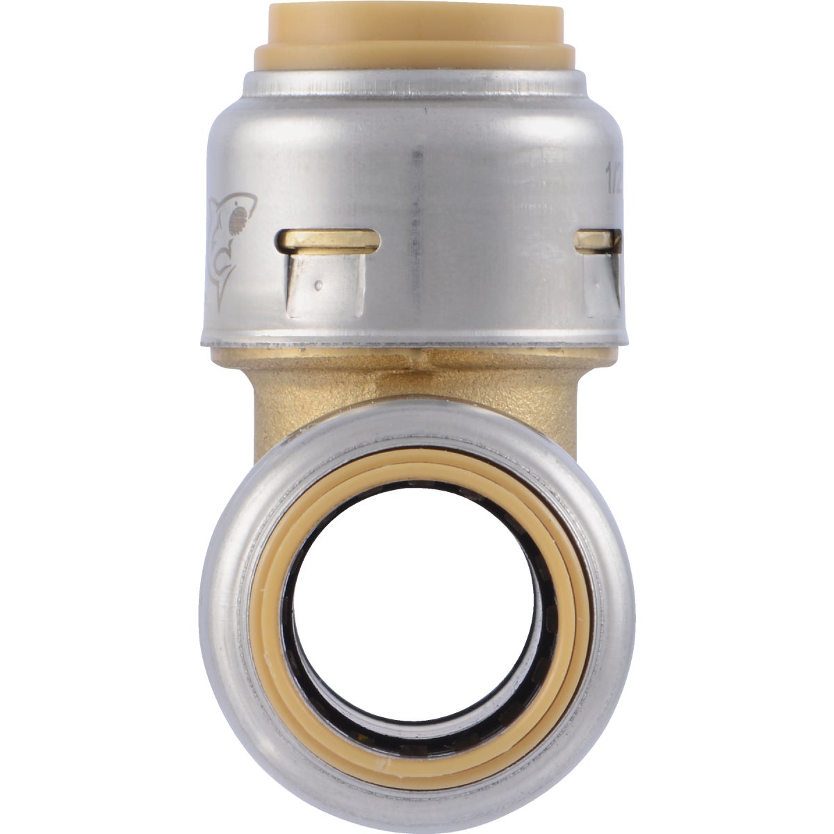 SharkBite 1/2 In. x 1/2 In. x 1/2 In. Brass Push-to-Connect Tee (4-Pack) Image 3
