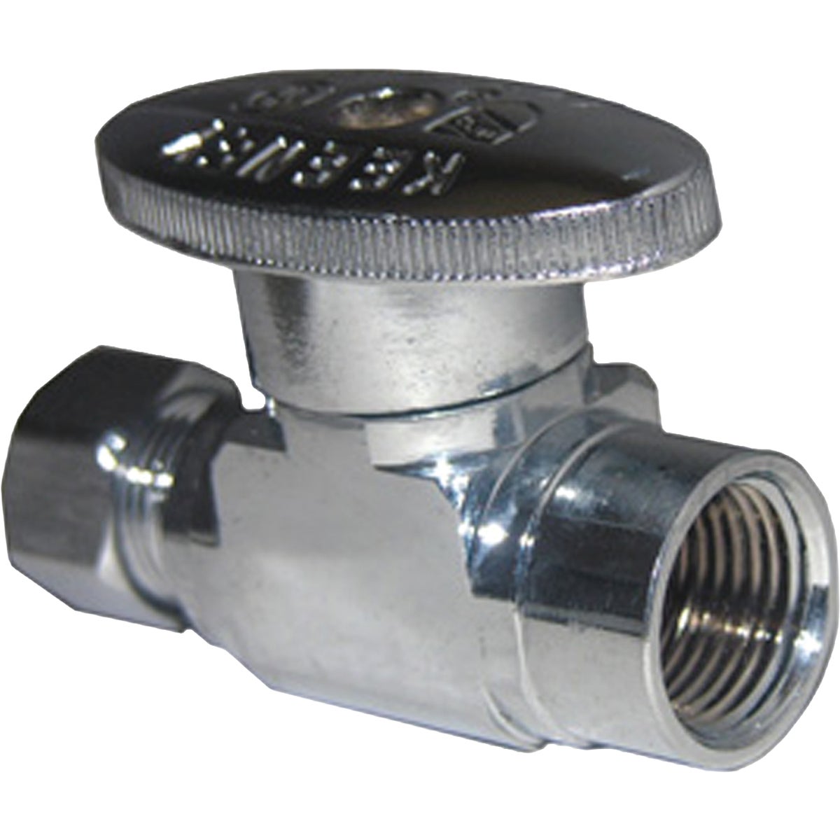 Lasco 3/8 In. IP x 3/8 In. C 1/4-Turn Straight Stop Valve