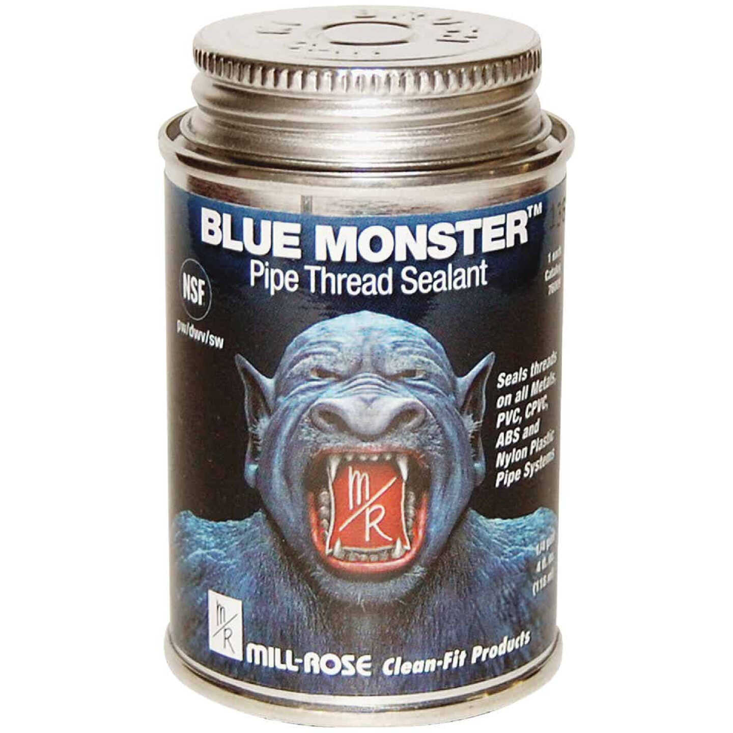 BLUE MONSTER 1/4 Pt. Blue Industrial Grade Pipe Thread Compound Image 1