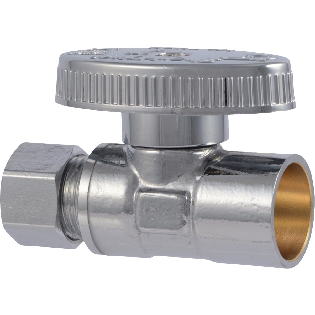 SharkBite 1/2" Copper Sweat x 3/8 In. OD Compression Quarter-Turn Straight Valve Image 4