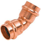 NIBCO 1/2 In. 45 Deg. Press Copper Elbow (1/8 Bend) Image 1