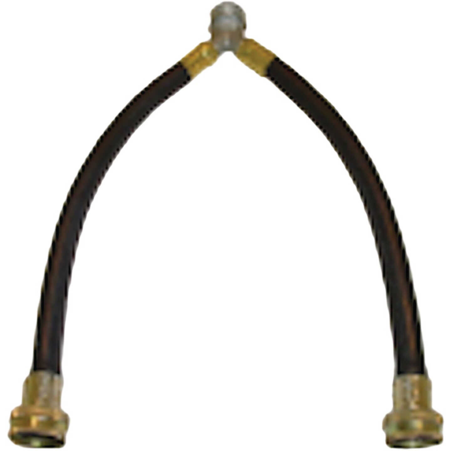 Abbott Rubber 3/8 In. Male x Female x Female Washing Machine Mixer Hose Image 1
