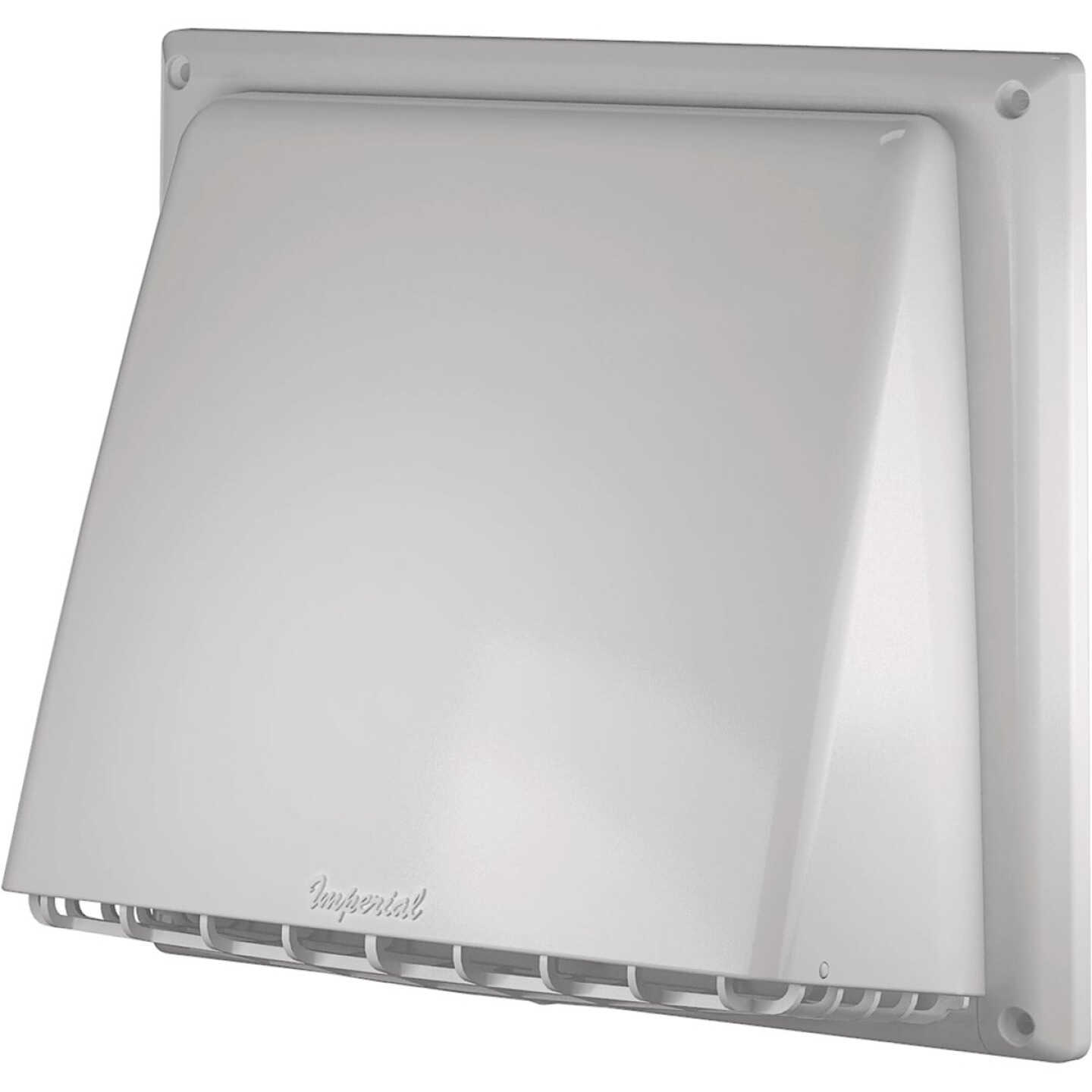 Imperial 6 In. - 7 In. White Plastic Kitchen Wall Vent Cap Image 1
