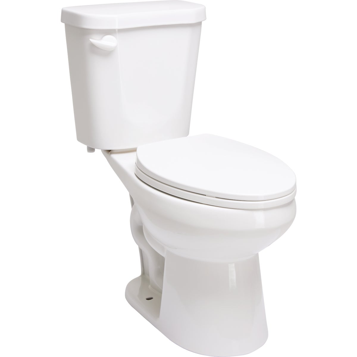 Common Goods Harbor White Elongated 1.28 GPF Toilet Image 2