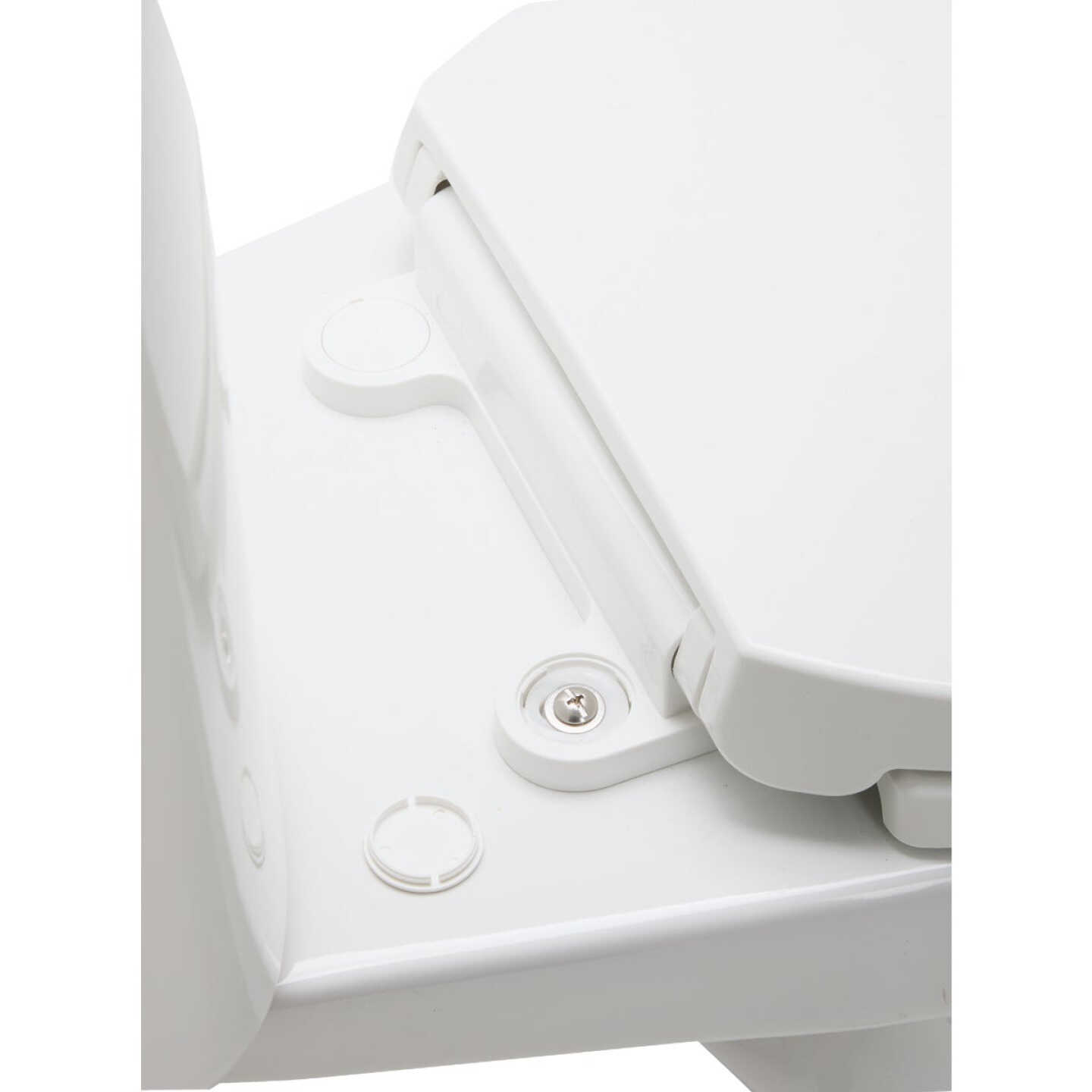 Common Goods Harbor White Elongated 1.28 GPF Toilet Image 7