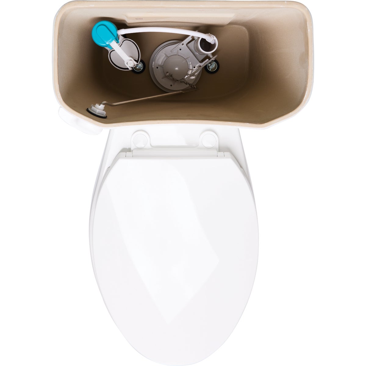 Common Goods Harbor White Elongated 1.28 GPF Toilet Image 5