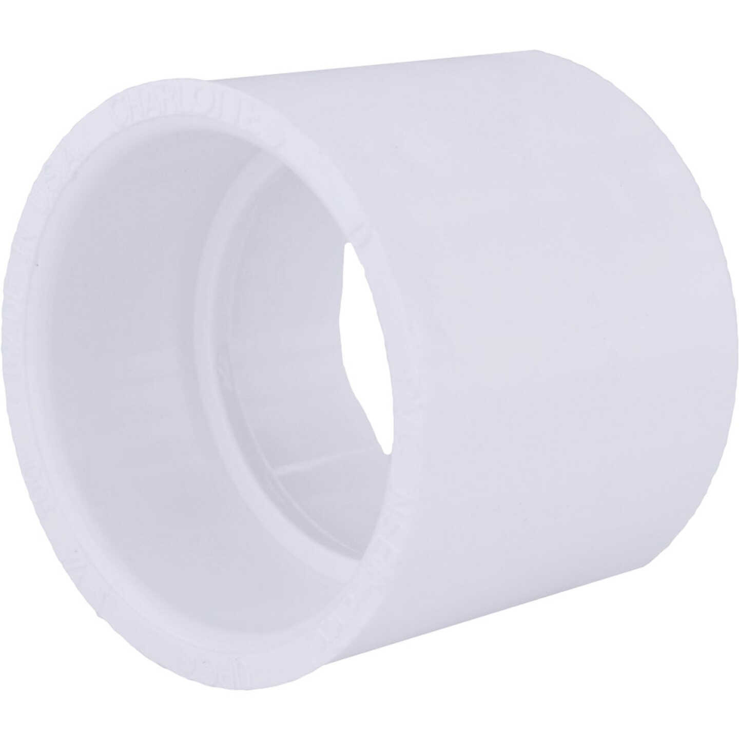Charlotte Pipe 1-1/4 In. Hub Schedule 40 DWV PVC Coupling Image 1