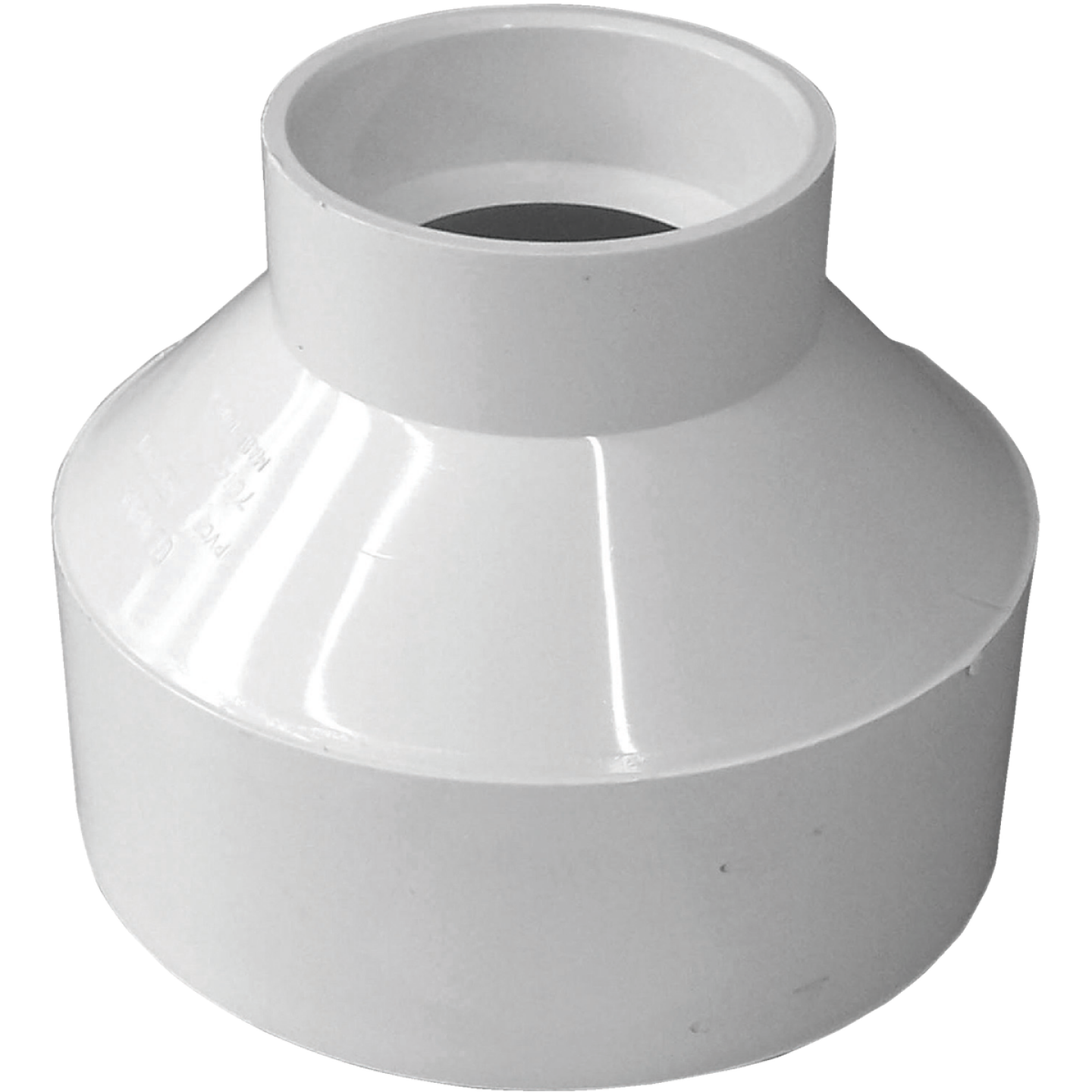 Charlotte Pipe 4 In. Hub x 2 In. Hub Schedule 40 DWV Reducing PVC Coupling Image 1