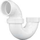 Charlotte Pipe 2 In. White PVC P-Trap with Union Image 1
