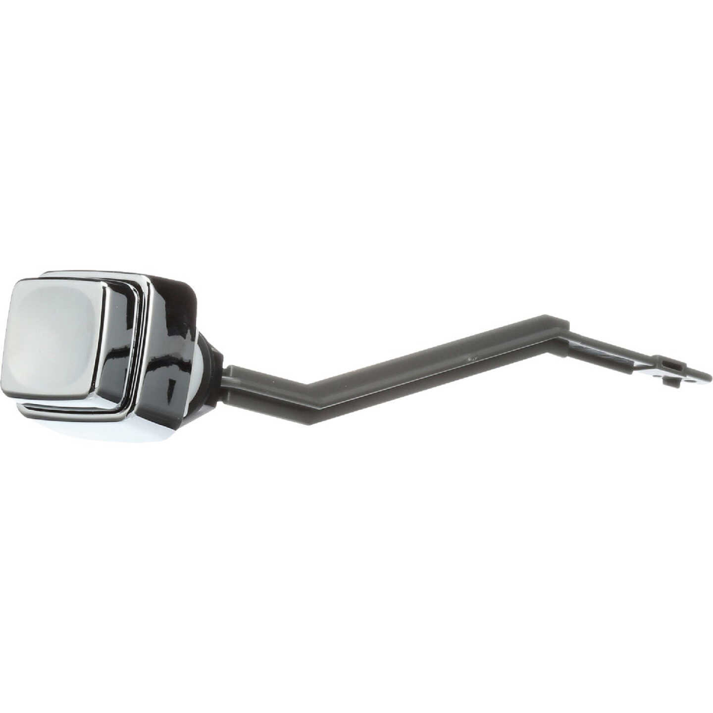 Fluidmaster Push Button Chrome Tank Lever with Plastic Arm Image 1
