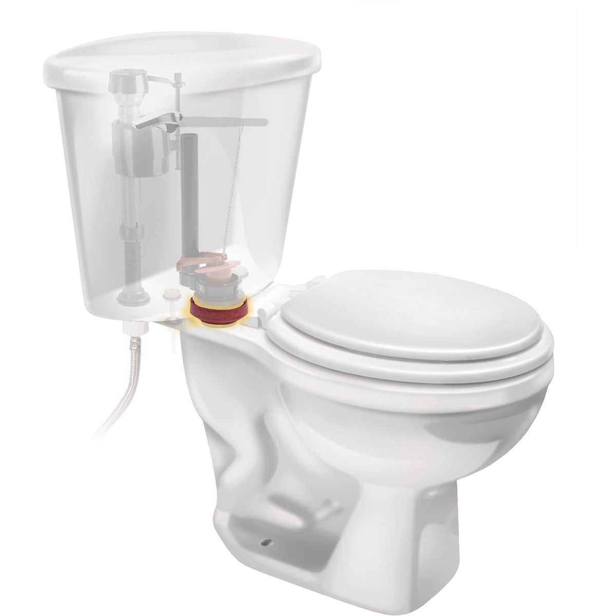 Fluidmaster Close-Coupled Toilet Tank To Bowl Gasket  Image 4