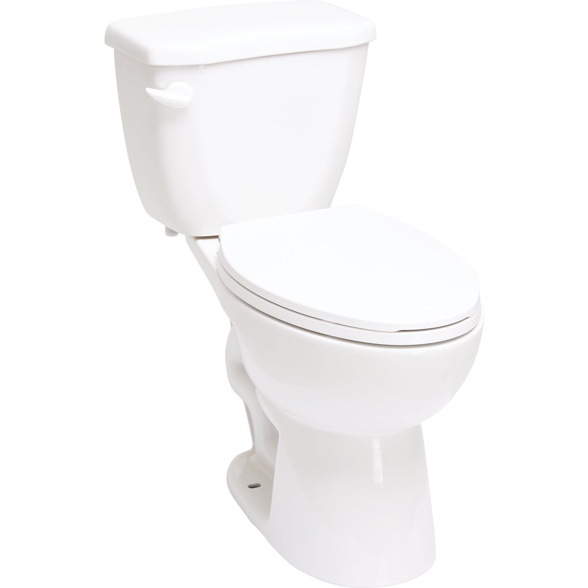 Common Goods Crest White Elongated 1.28 GPF HET Toilet Image 4