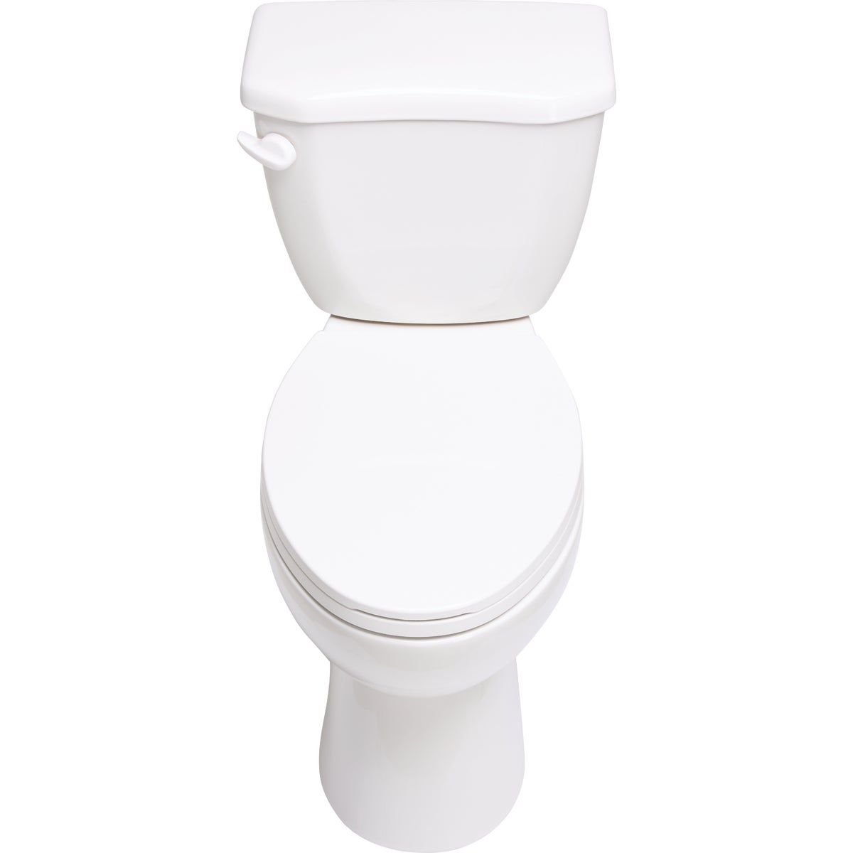 Common Goods Crest White Elongated 1.28 GPF HET Toilet Image 2