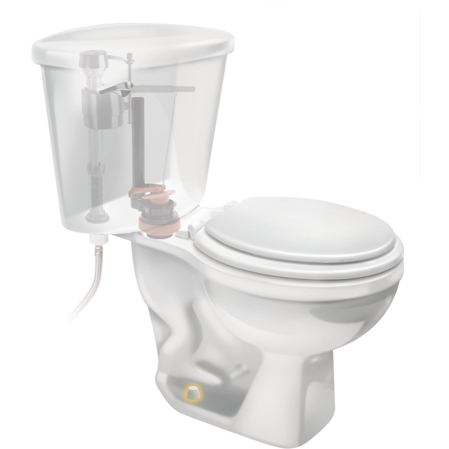 Fluidmaster White Plastic Snap-On Toilet Bolt Caps (2-Pack) Image 6