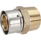 SharkBite 1 In. x 1 In. MNPT PEX Press Brass Adapter Image 3