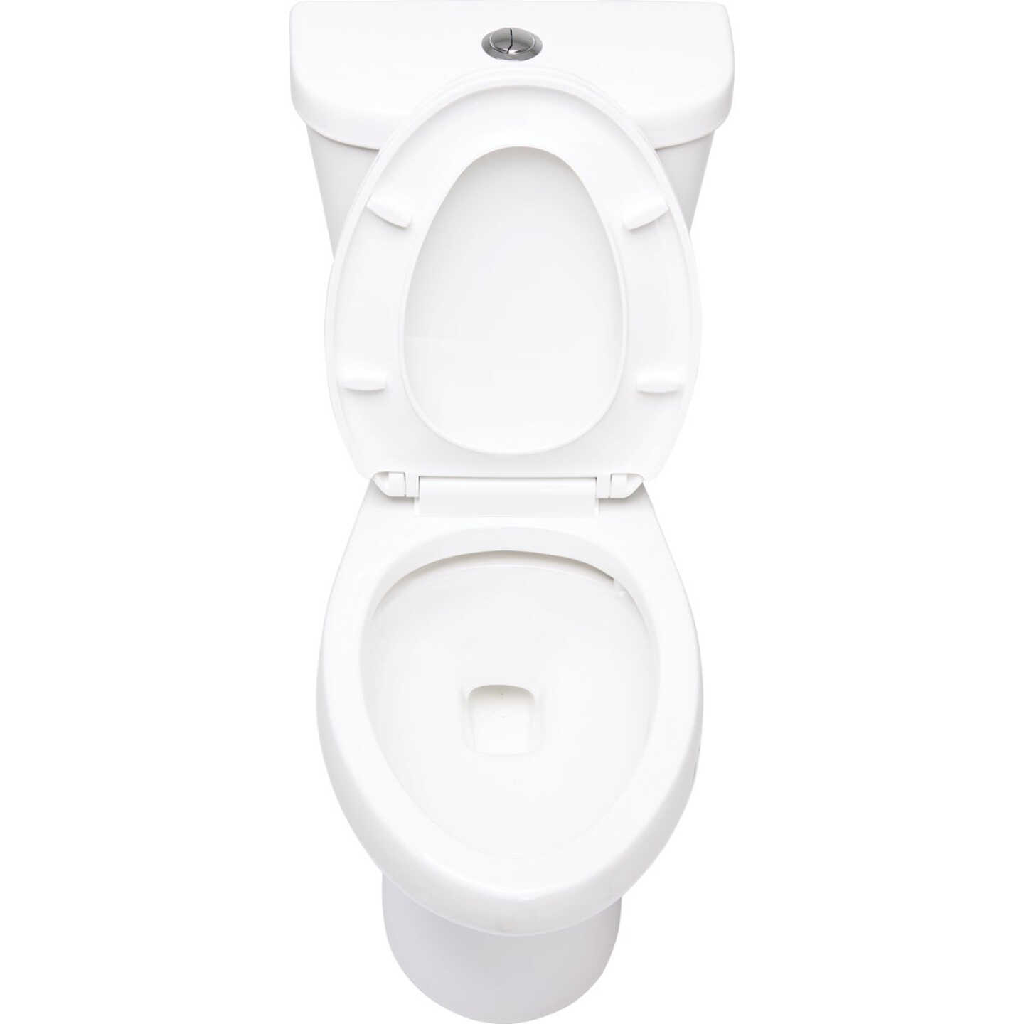 Common Goods Edge White Elongated 1.28 GPF HET Toilet Image 8