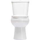 Common Goods Edge White Elongated 1.28 GPF HET Toilet Image 1