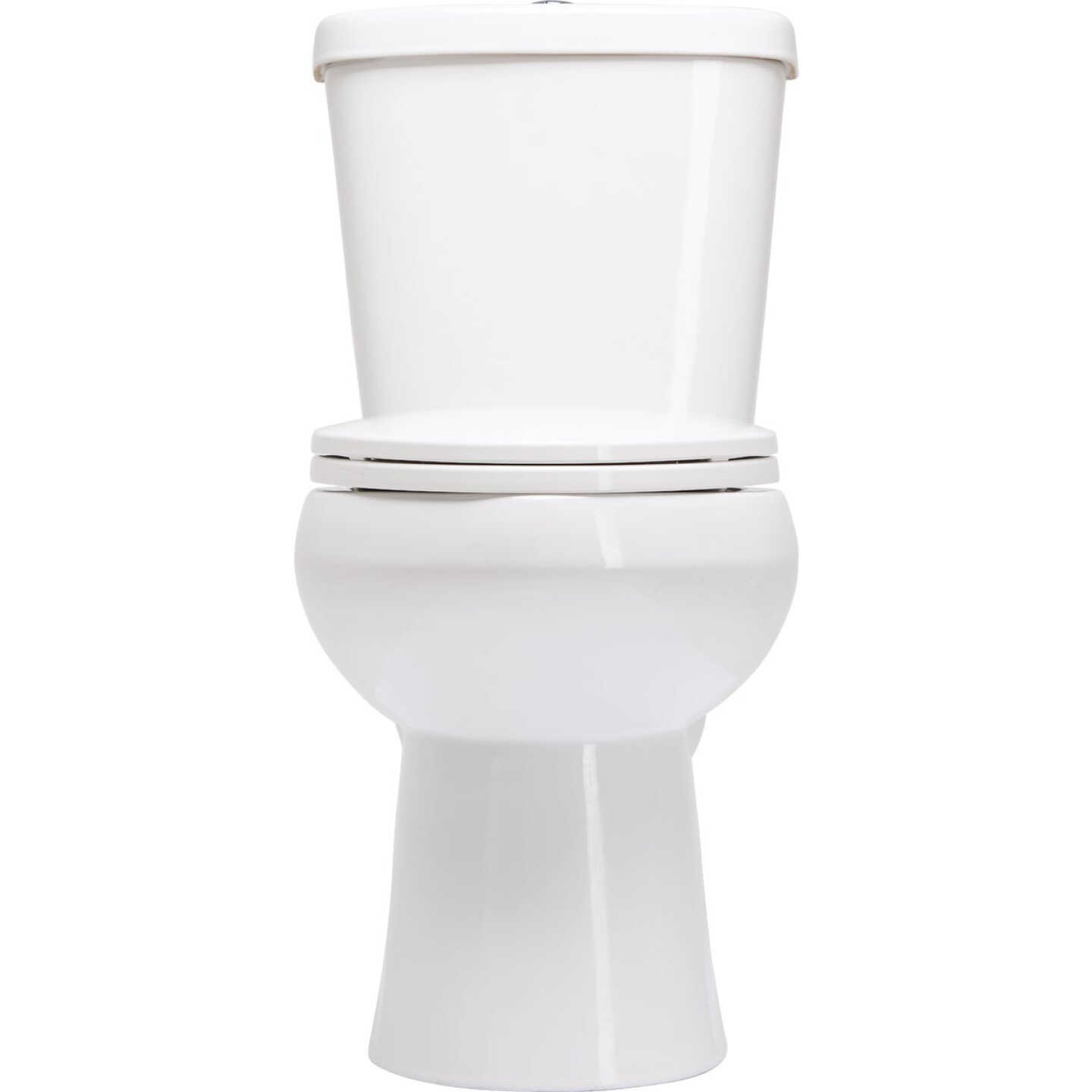 Common Goods Edge White Elongated 1.28 GPF HET Toilet Image 1