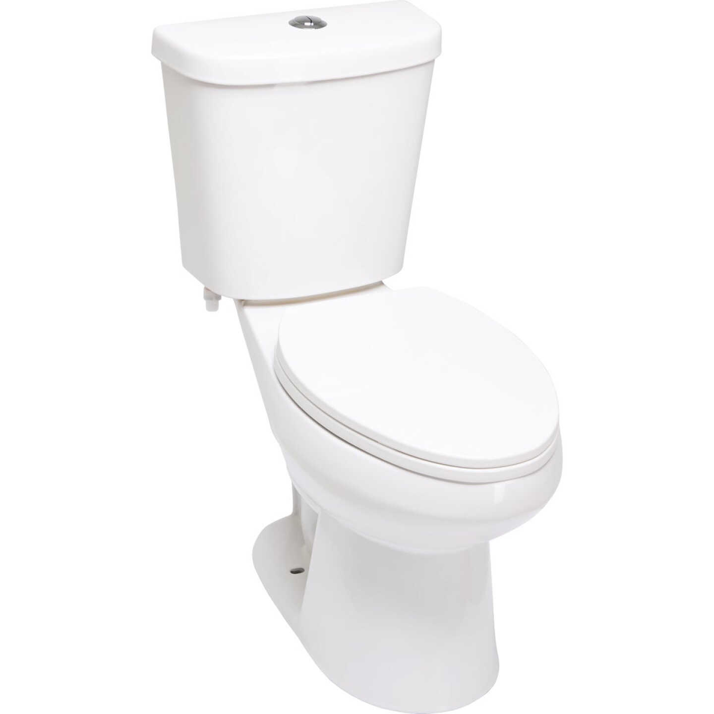 Common Goods Edge White Elongated 1.28 GPF HET Toilet Image 4
