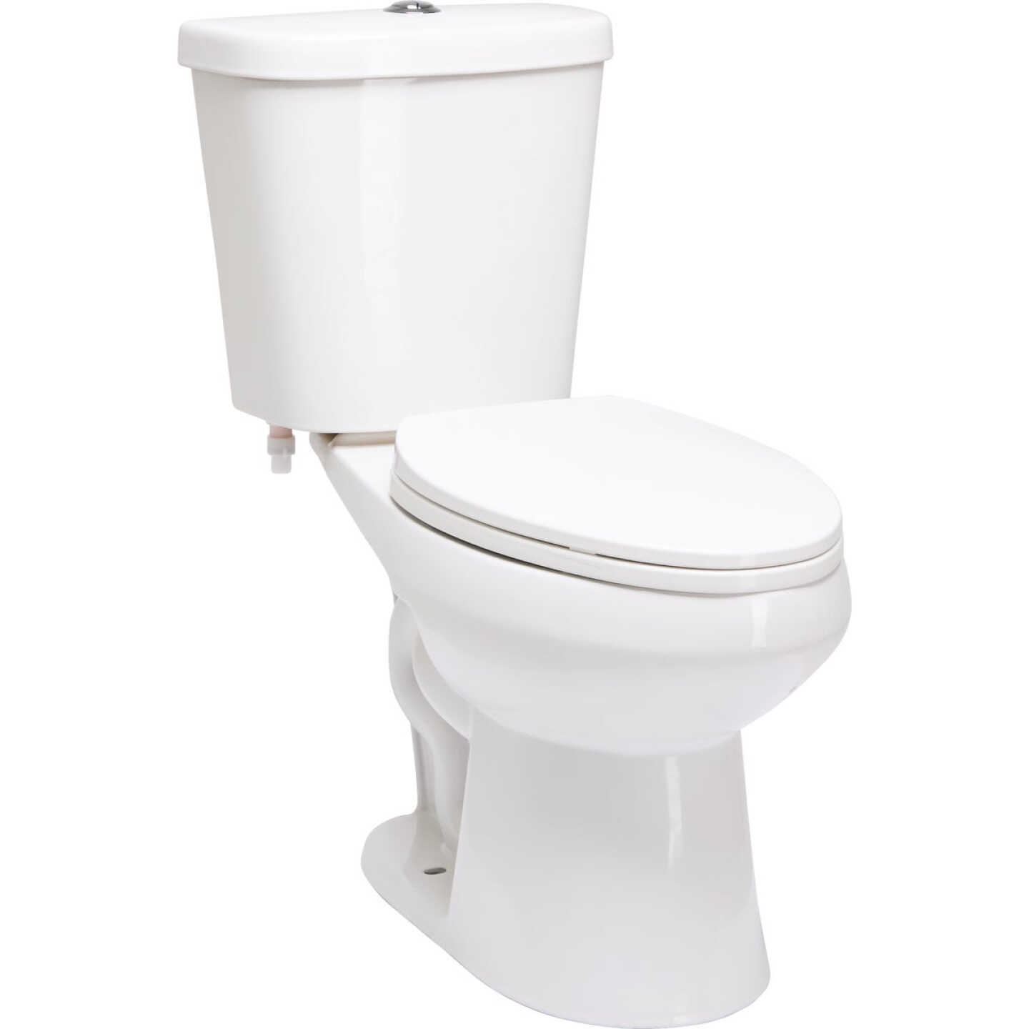 Common Goods Edge White Elongated 1.28 GPF HET Toilet Image 5