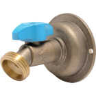 Sharkbite 1/2 In. x 3/4 In. MHT Quarter Turn Brass No Kink 45 Degree Hose Bibb Image 1