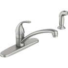 Moen Adler Stainless Steel Single-Handle High-Arc Kitchen Faucet Image 1