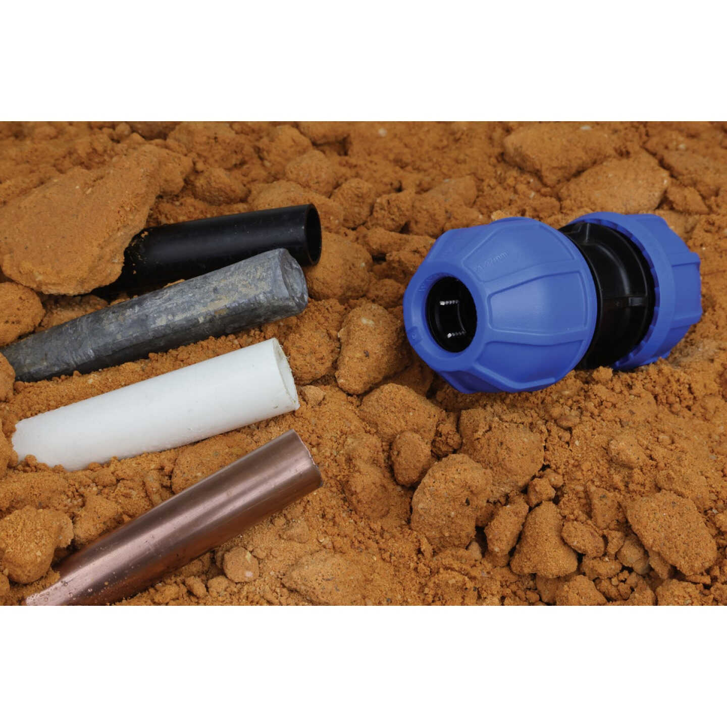 IPEX 0.83 In. to 1.06 In. Polyethylene UTC Compression Coupling Image 1