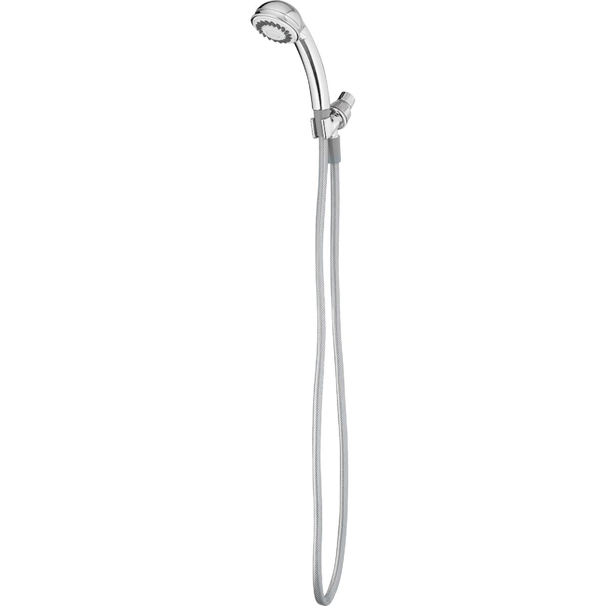 HomePointe Handheld Shower Head, 3 Settings, Plastic with Chrome Finish