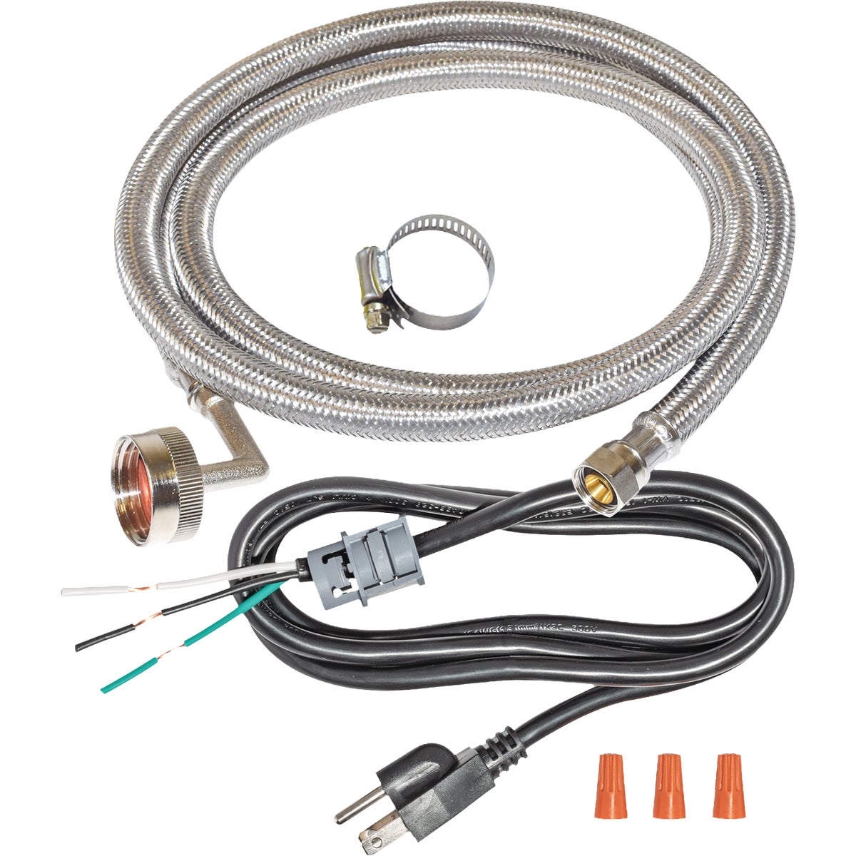 Eastman 8 Ft. L. Quick-Connect Dishwasher Install Kit