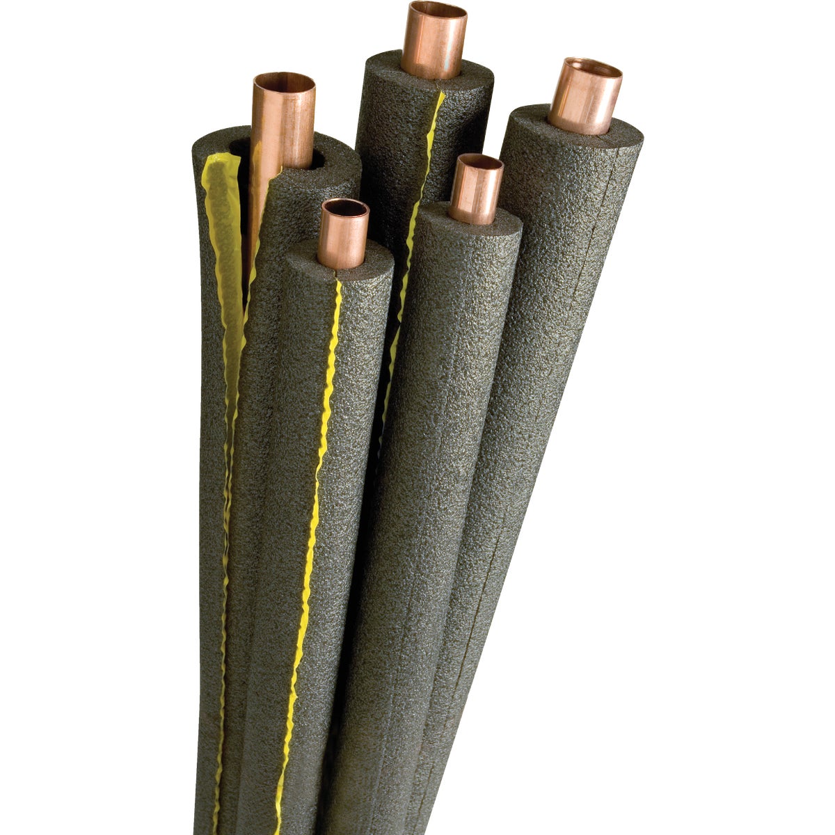 Tundra 1/2 In. Wall Semi-Slit Polyethylene Pipe Insulation Wrap, 1-1/2 In. x 6 Ft. Fits Pipe Size 1-1/2 In. Copper / 1-1/4 In. Iron Image 1
