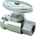 BrassCraft 1/2 In. FIP x 1/2 In. Chrome Straight Stop Valve Image 1
