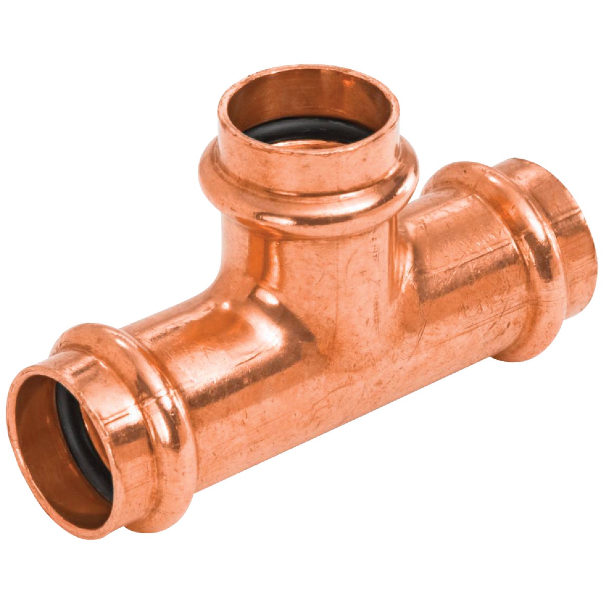 NIBCO 1/2 In. x 1/2 In. x 1/2 In. PxPxP Press Copper Tee Image 1