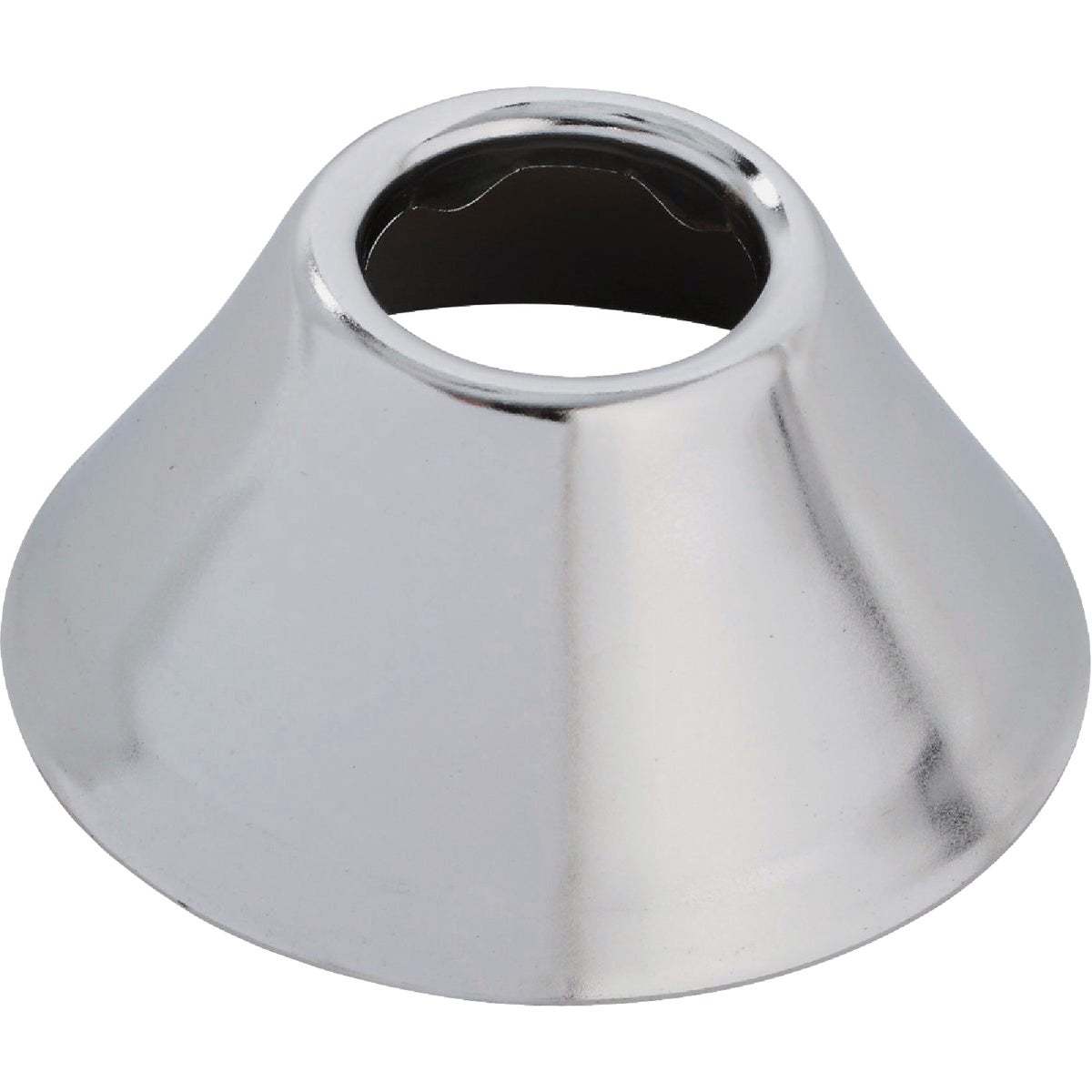 Oatey 1/2 In. IPS Chrome Plated Metal Bell Flange