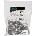 Ideal HY-GEAR 3/4 In. To 1-3/4 In. Stainless Steel Worm Gear Hose Clamps (25-Piece) Image 1