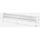 Cadet 49 In. 1500W 120V Portable Electric Baseboard Heater, White Image 3