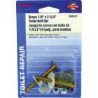 Master Plumber Brass Toilet Bolts (2-Pack) Image 1