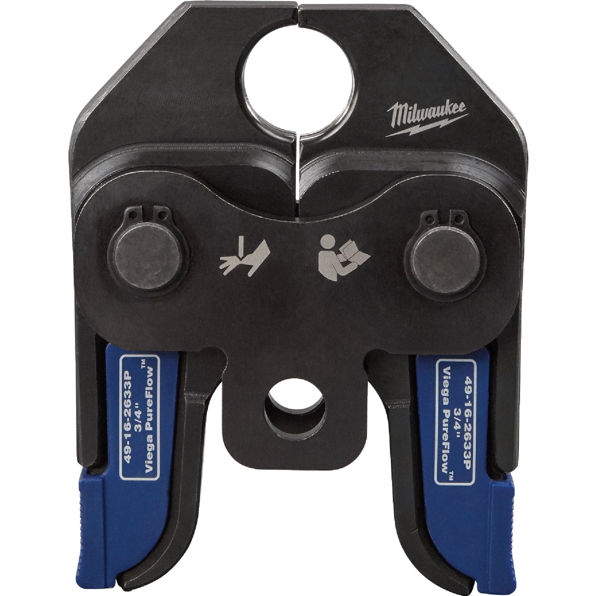 Milwaukee M18 3/4 In. Viega PureFlow Jaw for M18 Short Throw Press Tool